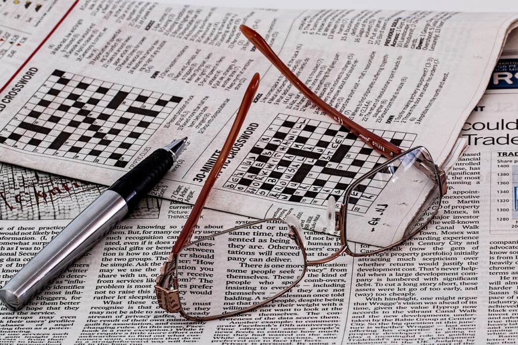 newspaper, news, media, spectacles, glasses, paper, eyeglasses, reading, print, medium, read, pages, crossword, puzzle, vision, press, communication, riddles, sudoku, eye-care, journal, newspaper, newspaper, crossword, crossword, crossword, crossword, crossword, sudoku